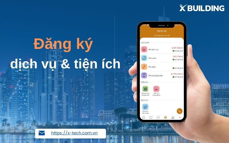 Hướng dẫn đăng ký dịch vụ và tiện ích